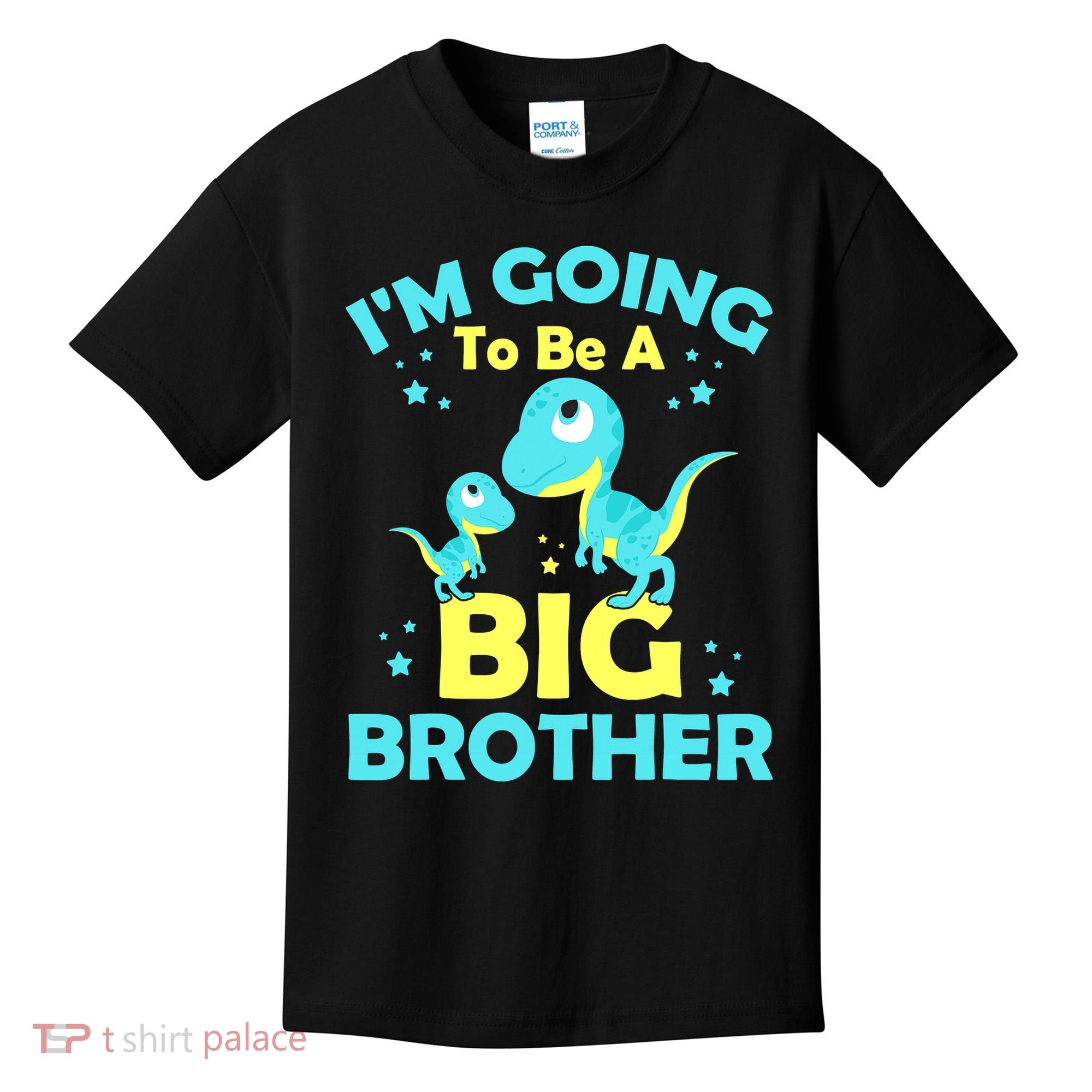 I'm Going To Be A Big Brother Cute Dinosaur Kids T-Shirt