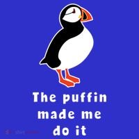 Iceland Gift The Puffin Made Me Do It Visor thumb 3