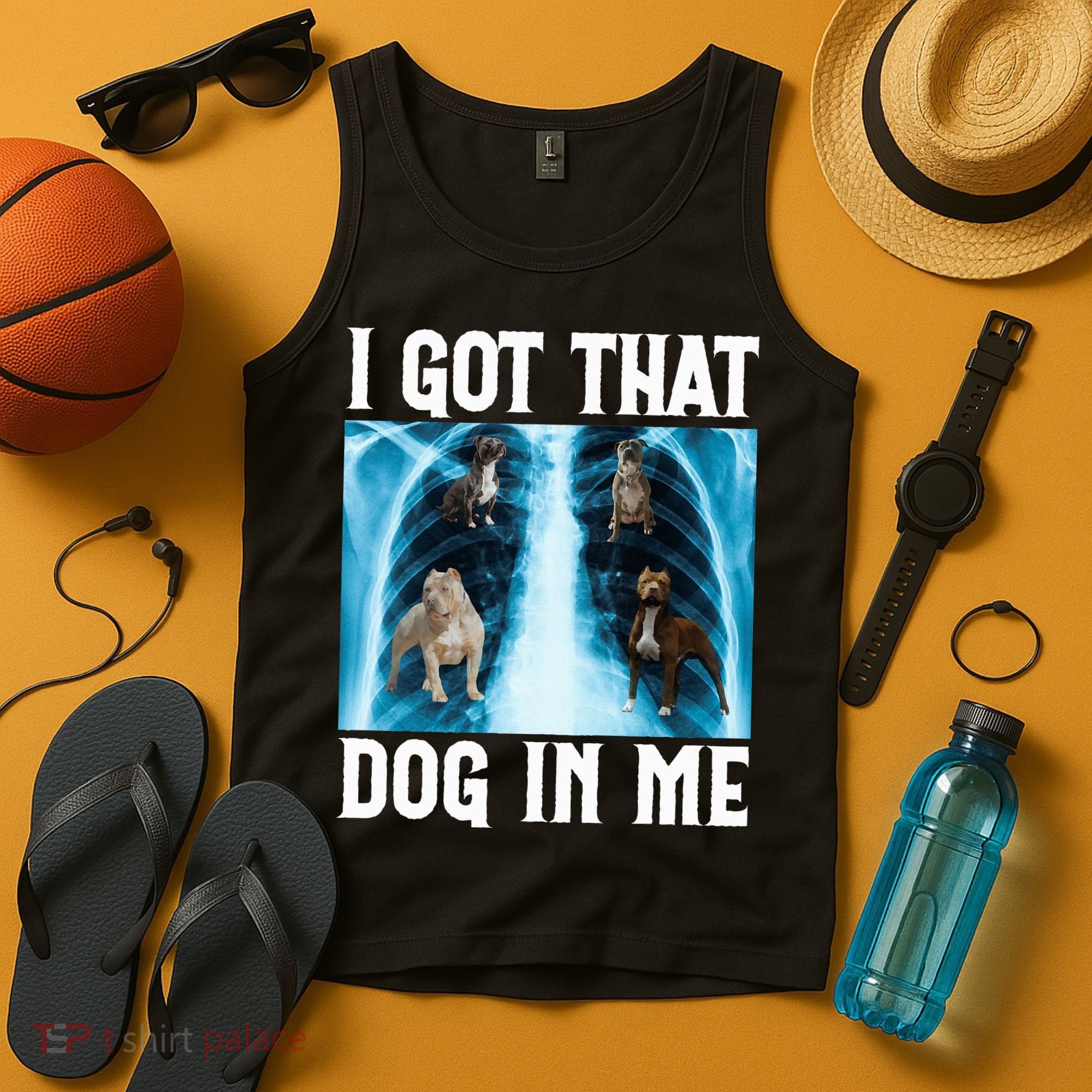 I Got That Dog In Me Xray Funny Saying Meme Tank Top