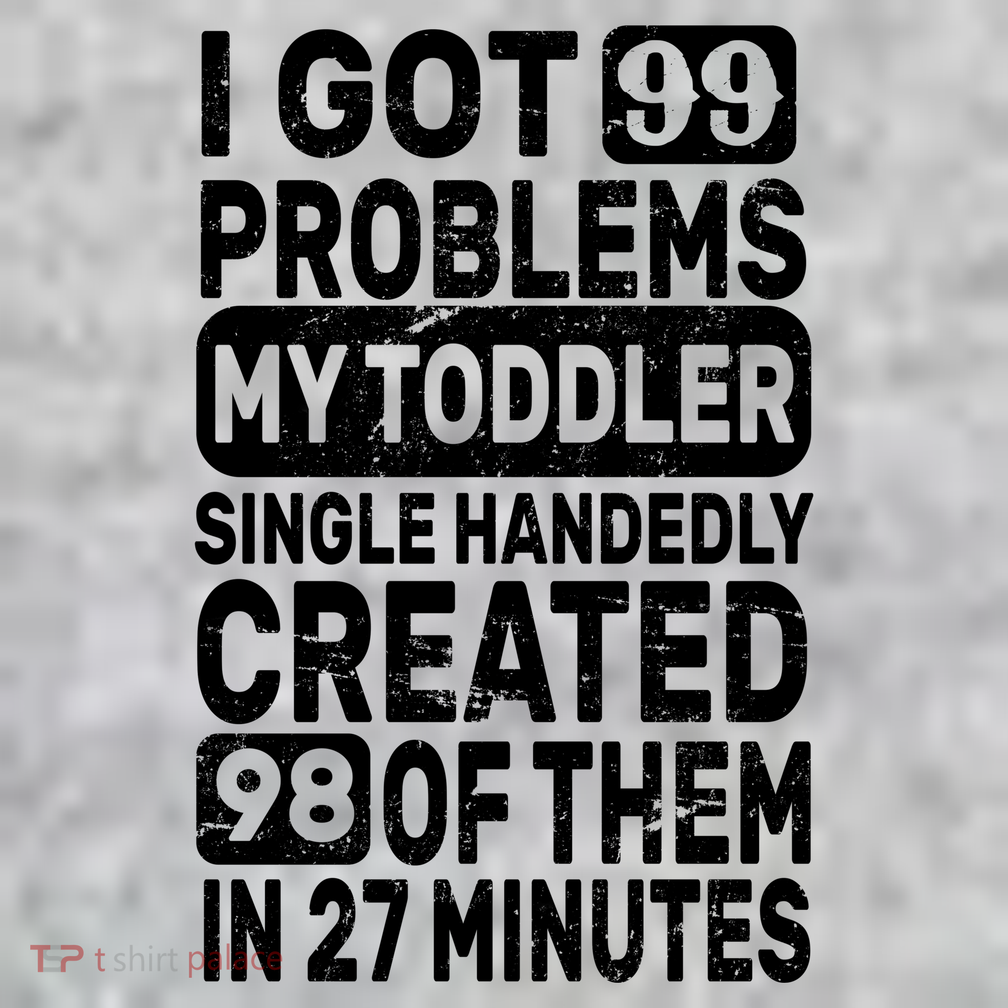 I Got 99 Problems My Toddler Created 98 Of Them The Baniff Cuffed Pom Beanie