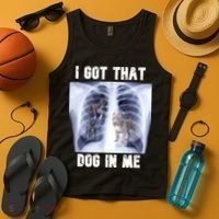 I Got That Dog In Me Xray Meme Tank Top thumb 4