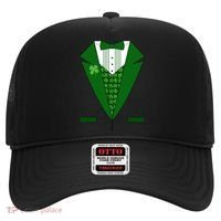 Irish Green Tuxedo Shamrock Saint Patricks Day Boy Hat thumb 0