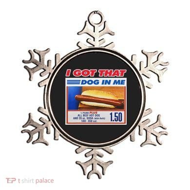 I Got That Dog In Me Funny Hotdog Meme Ornament