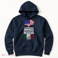 I Grew Up In America But My Roots Are Mexican Hoodie thumb 0