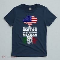 I Grew Up In America But My Roots Are Mexican T-Shirt thumb 5