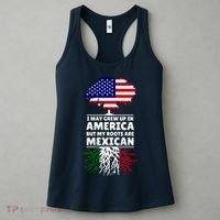 I Grew Up In America But My Roots Are Mexican Women's Tank Top thumb 3