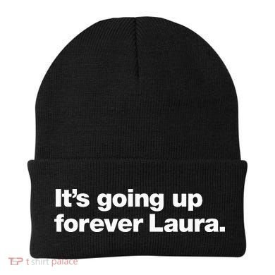 ItS Going Up Forever Laura Bitcoin Saylor Quote Design Beanie