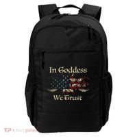 In Goddess We Trust Witch Lover American Flag Backpack thumb 0