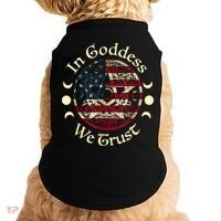 In Goddess We Trust Witch Lover American Flag Doggie Tank thumb 0