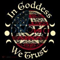 In Goddess We Trust Witch Lover American Flag Coffee Mug thumb 5