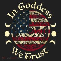 In Goddess We Trust Witch Lover American Flag Tumbler thumb 3