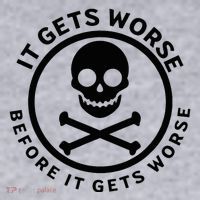 It Gets Worse Before It Gets Worse Women's Sweatshirt thumb 2