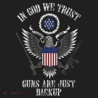 In God We Trust Guns Are Just Backup Tumbler thumb 3