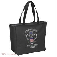 In God We Trust Guns Are Just Backup Tote Bag thumb 2