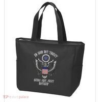 In God We Trust Guns Are Just Backup Tote Bag thumb 3