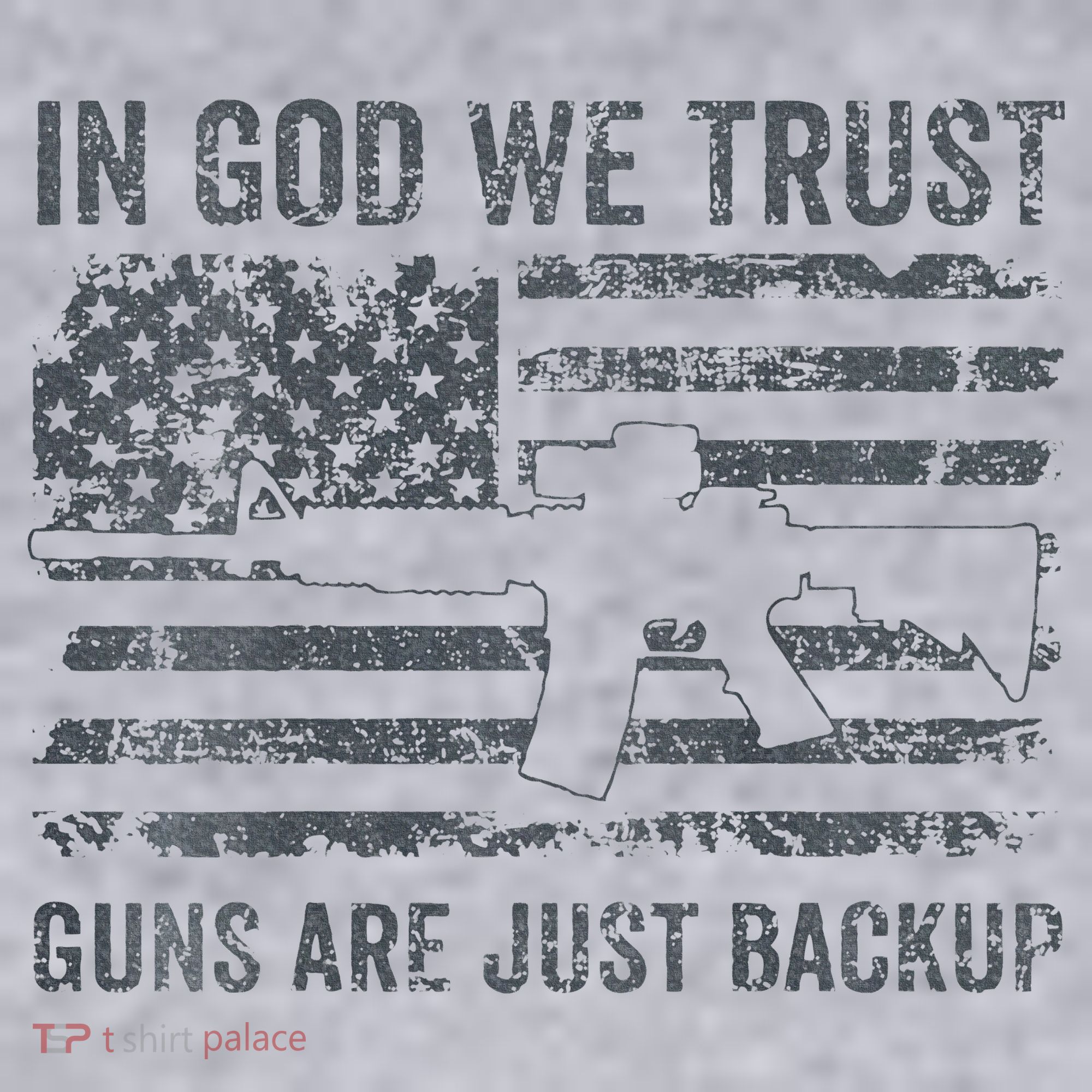 In God We Trust Guns Are Just A Backup Funny Gun Women's Sweatshirt