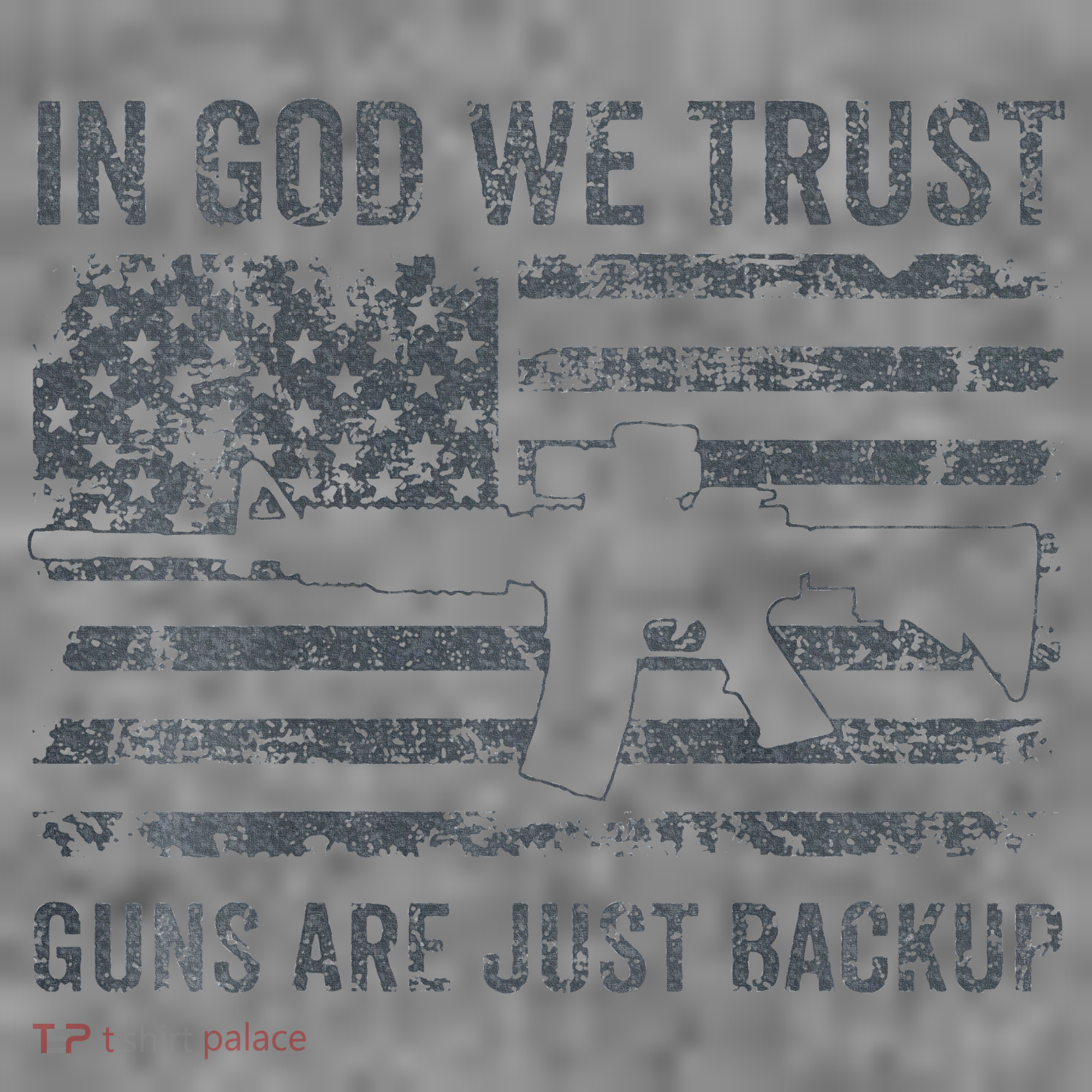 In God We Trust Guns Are Just A Backup Funny Gun Toddler Hoodie