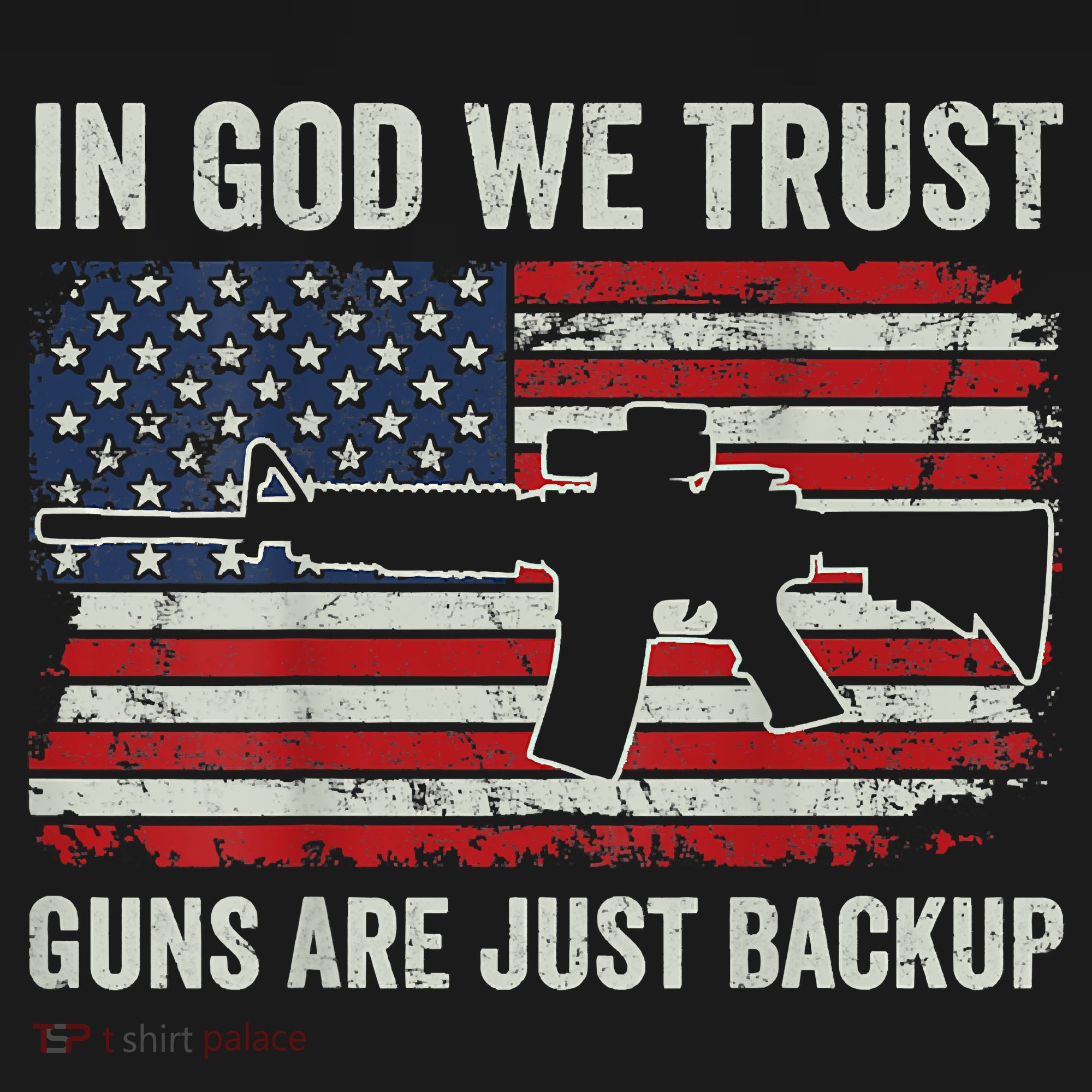 In God We Trust Guns Are Just A Backup Pistol Gun Hoodie