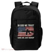 In God We Trust Guns Are Just A Backup Pistol Gun Backpack thumb 0