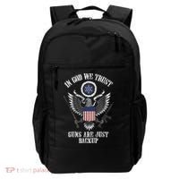 In God We Trust Guns Are Just Backup Backpack thumb 0