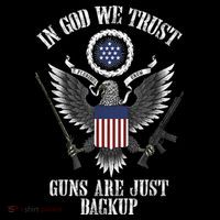 In God We Trust Guns Are Just Backup Coffee Mug thumb 5
