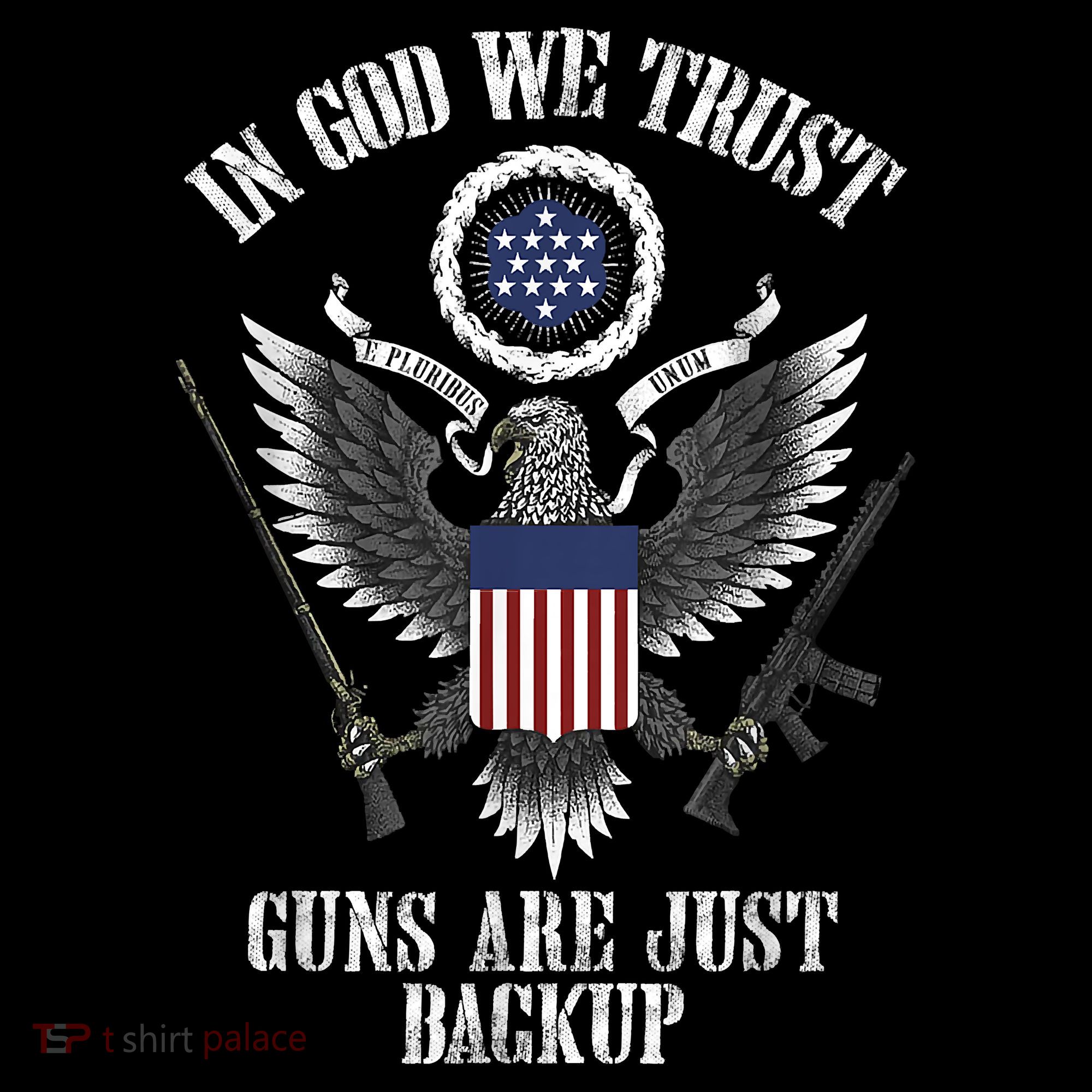 In God We Trust Guns Are Just Backup Women's Hoodie