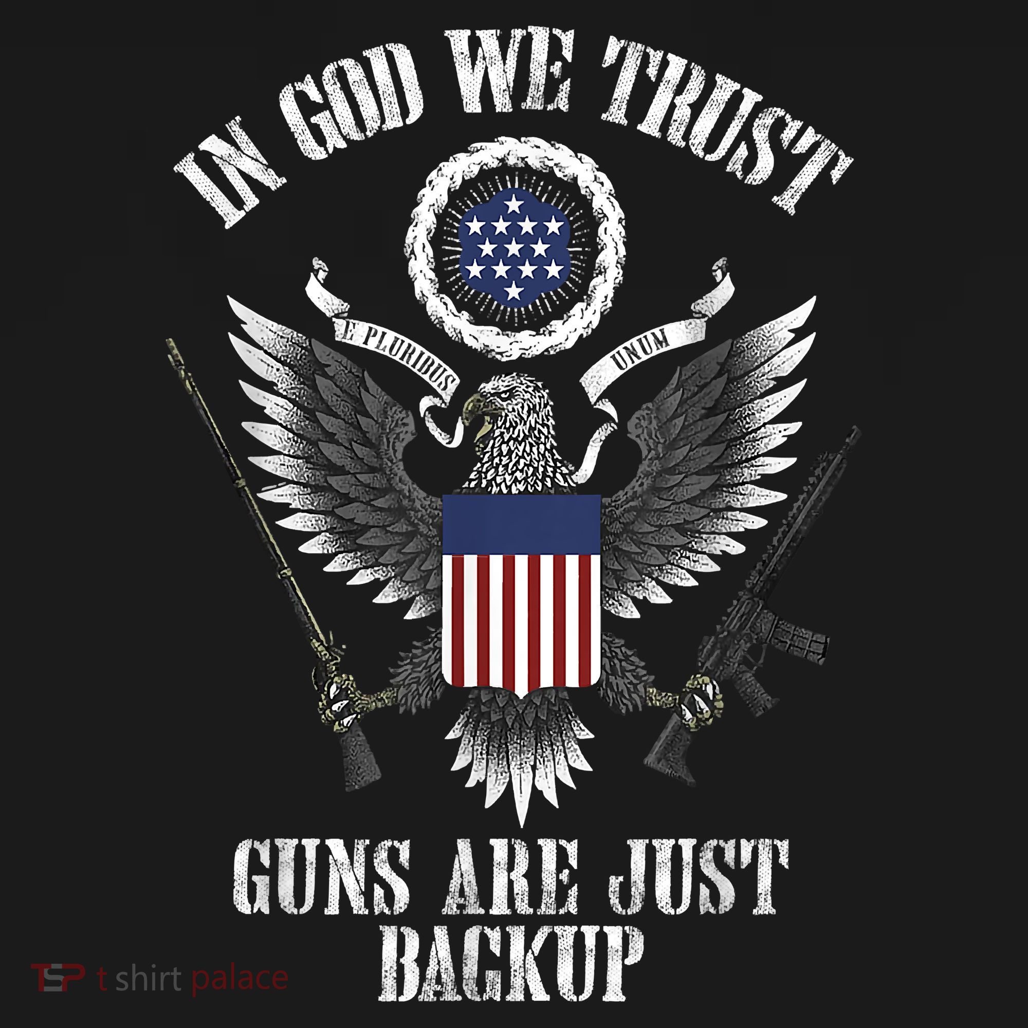 In God We Trust Guns Are Just Backup Women's Tank Top
