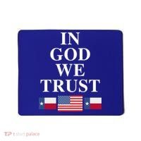 In God We Trust Texas Schools American Flag Texas Usa Gift Mousepad thumb 0