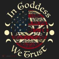 In Goddess We Trust Witch Lover American Flag Tumbler thumb 3