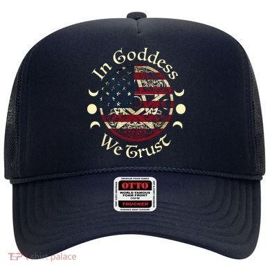 In Goddess We Trust Witch Lover American Flag Hat