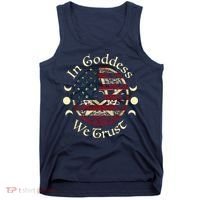 In Goddess We Trust Witch Lover American Flag Tank Top thumb 0