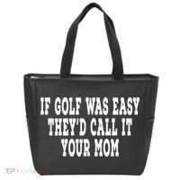 If Golf Was Easy TheyD Call It Your Mom Distressed Tote Bag thumb 0