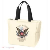In God We Trust Guns Are Just Backup American Flag Tote Bag thumb 3