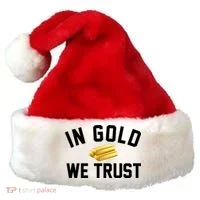 In Gold We Trust Santa Hat thumb 0
