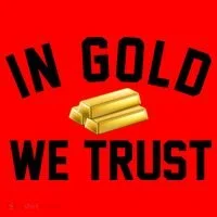 In Gold We Trust Santa Hat thumb 1