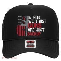 In God We Trust Guns Are Just Backup Patriotic Hat thumb 0