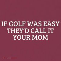 If Golf Was Easy They'd Call It Your Mom  Distressed  16oz Travel Tumbler thumb 2