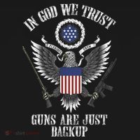 In God We Trust Guns Are Just Backup Apron thumb 3