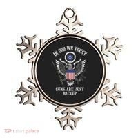 In God We Trust Guns Are Just Backup Ornament thumb 0