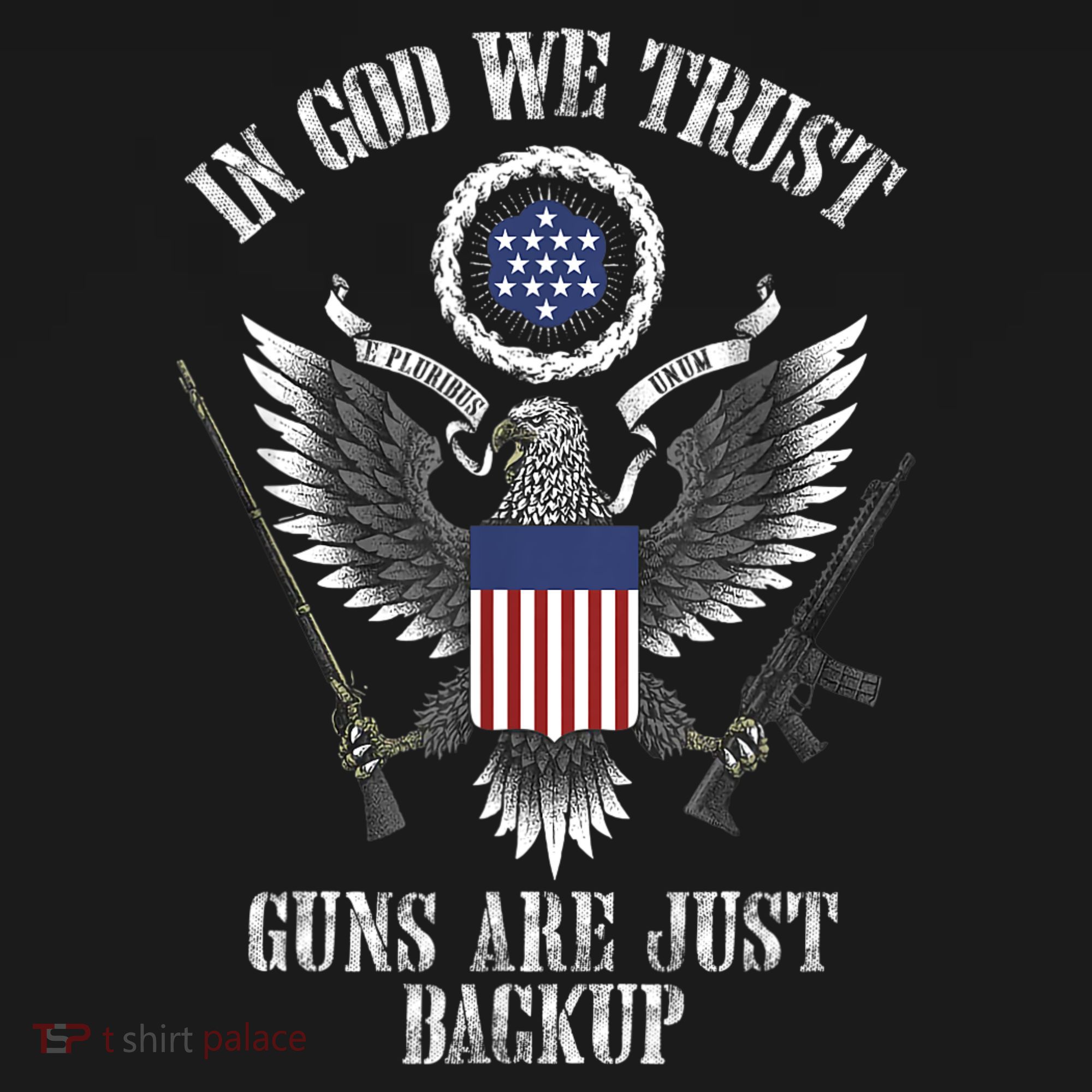 In God We Trust Guns Are Just Backup Women's Tank Top