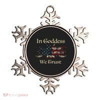 in goddess we trust witch lover american flag Ornament thumb 0