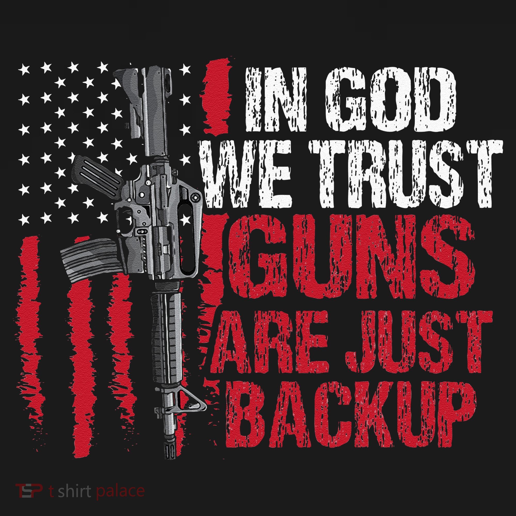 In God We Trust Guns Are Just Backup Patriotic Women's Hoodie