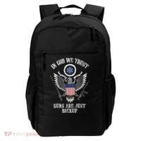In God We Trust Guns Are Just Backup Backpack thumb 0
