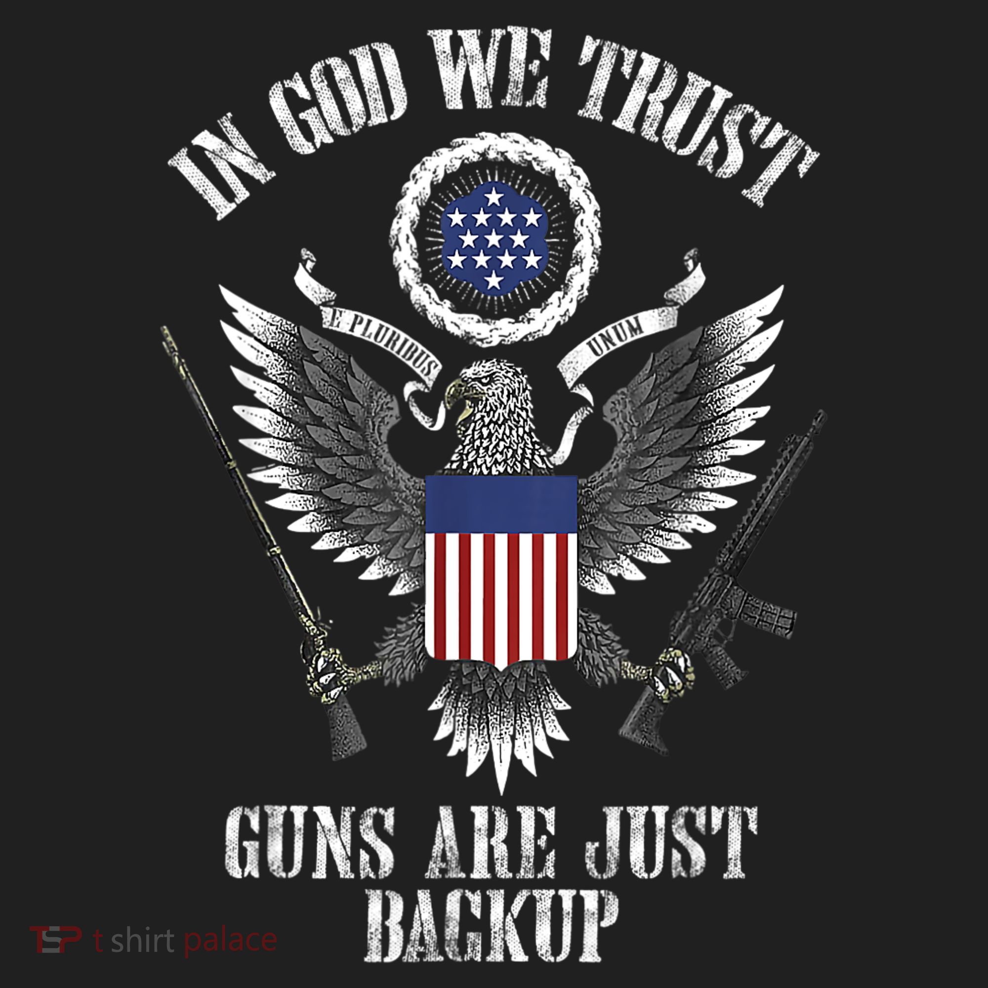In God We Trust Guns Are Just Backup Tumbler