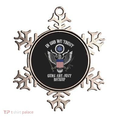 In God We Trust Guns Are Just Backup Ornament