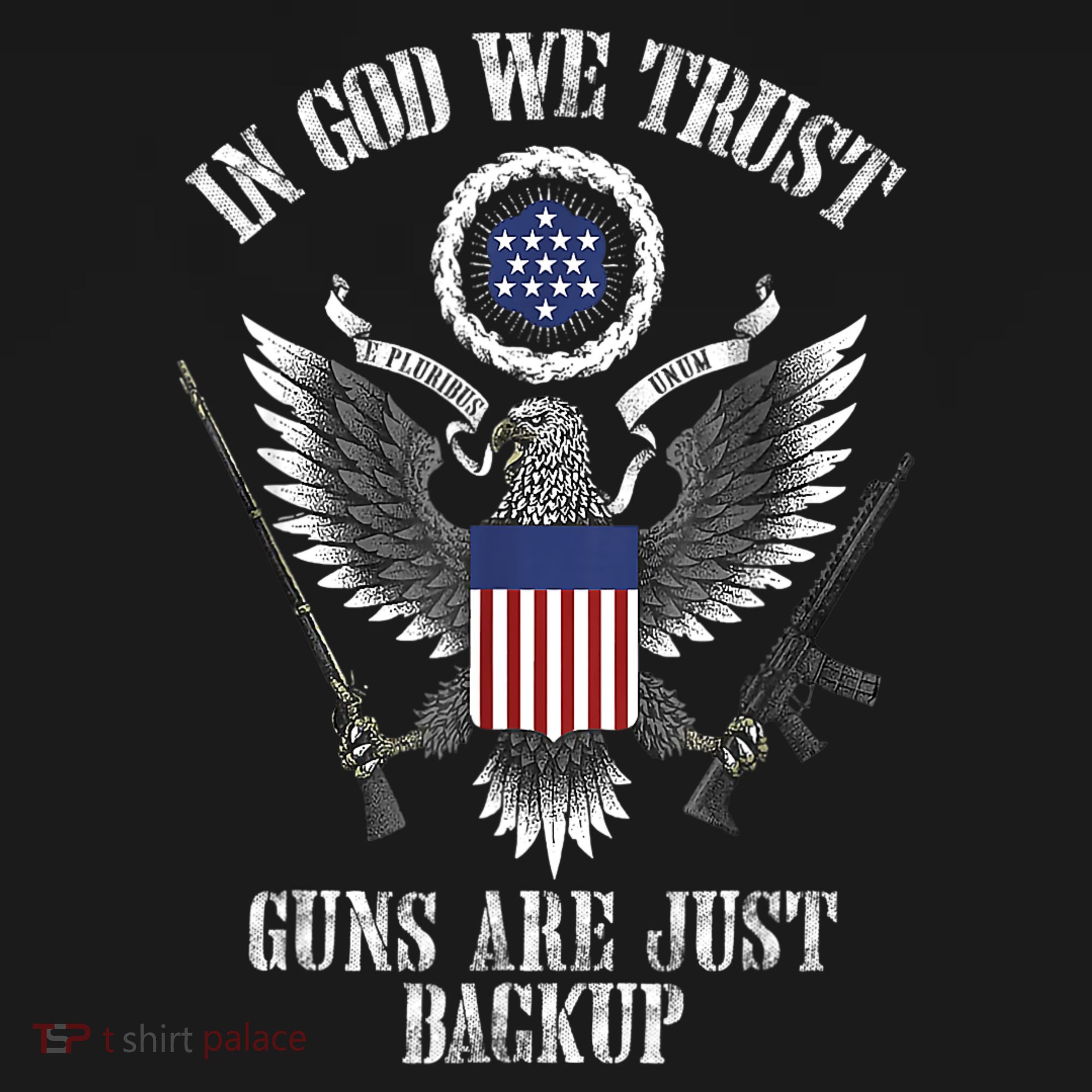 In God We Trust Guns Are Just Backup Baby Bodysuit