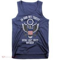 In God We Trust Guns Are Just Backup Tank Top thumb 0