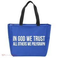 In God We Trust All Others We Polygraph Gift Tote Bag thumb 0