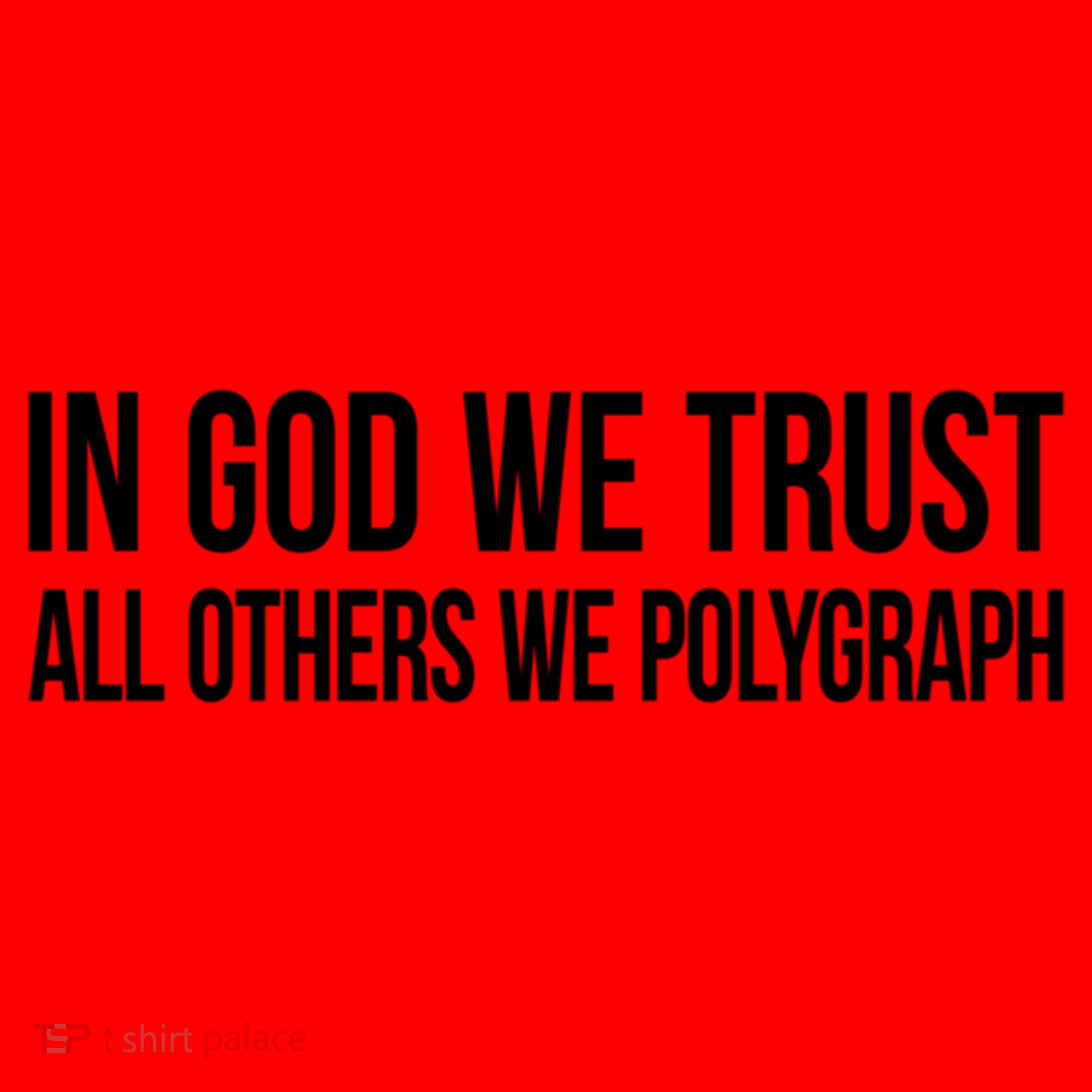 In God We Trust All Others We Polygraph Gift Santa Hat