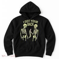 I Got Your Back Halloween Skeleton Skull Sarcastic Hoodie thumb 0